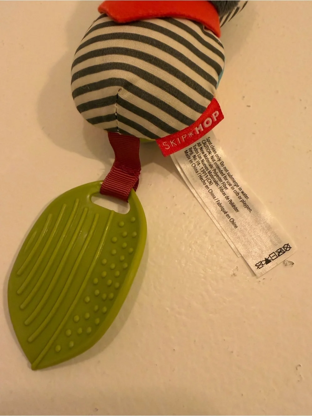 Skip Hop plush zebra